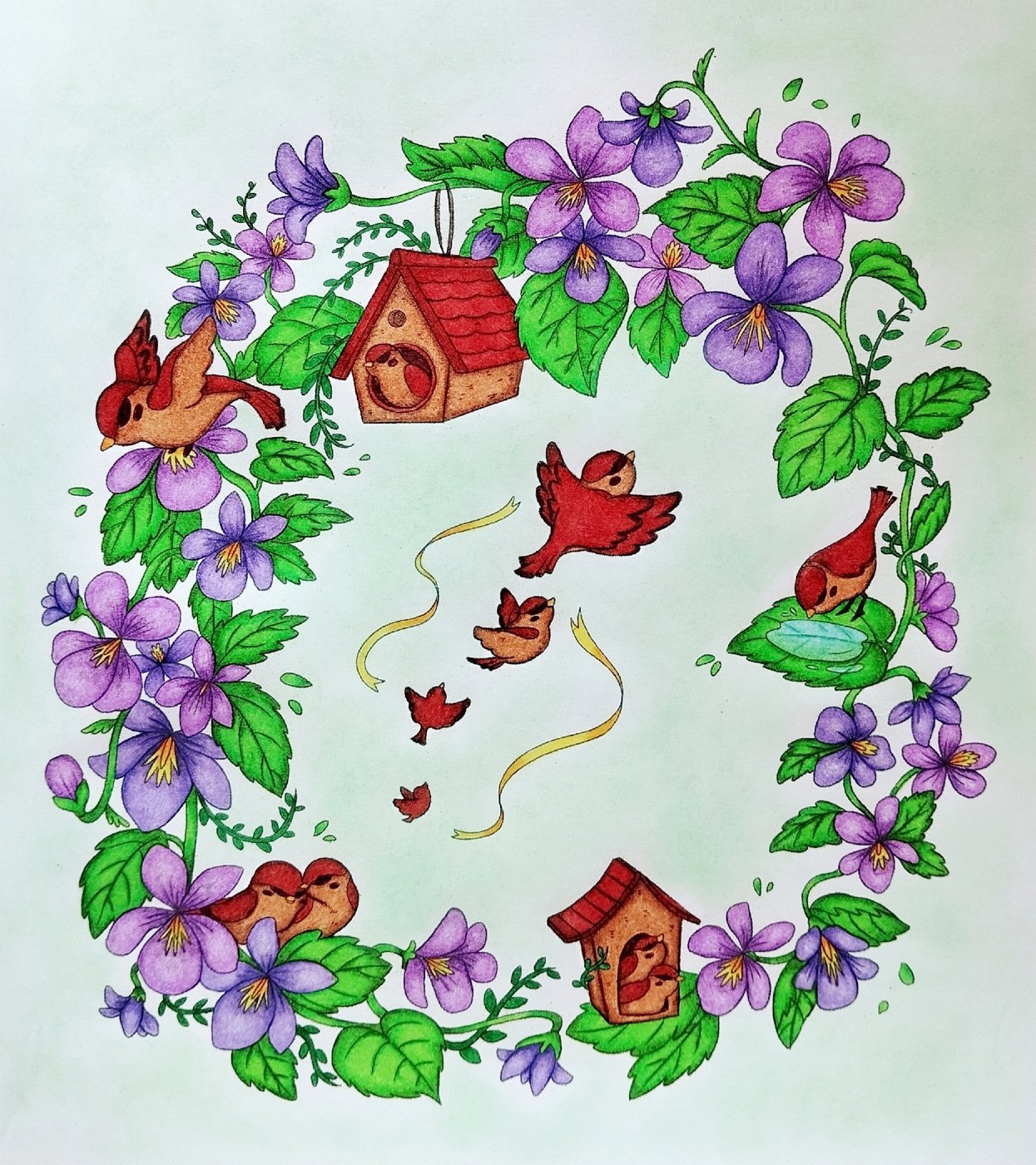 Работа от Daria_coloring_hobby
