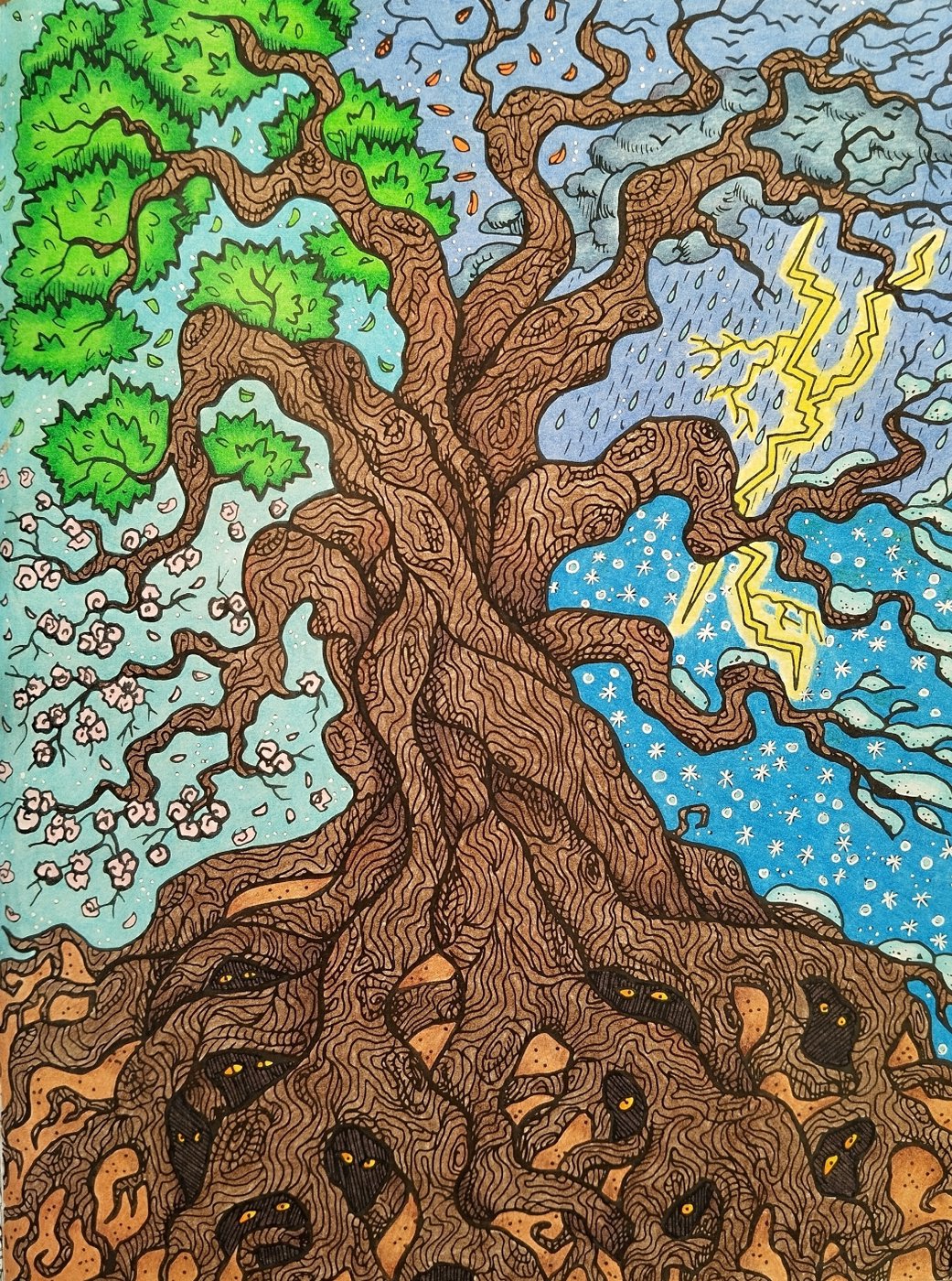 Работа от Daria_coloring_hobby
