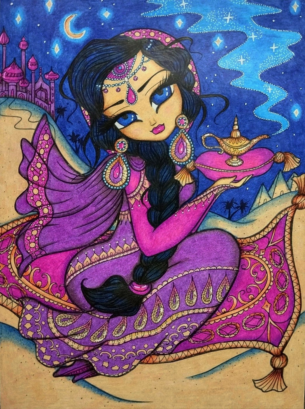 Работа от Daria_coloring_hobby