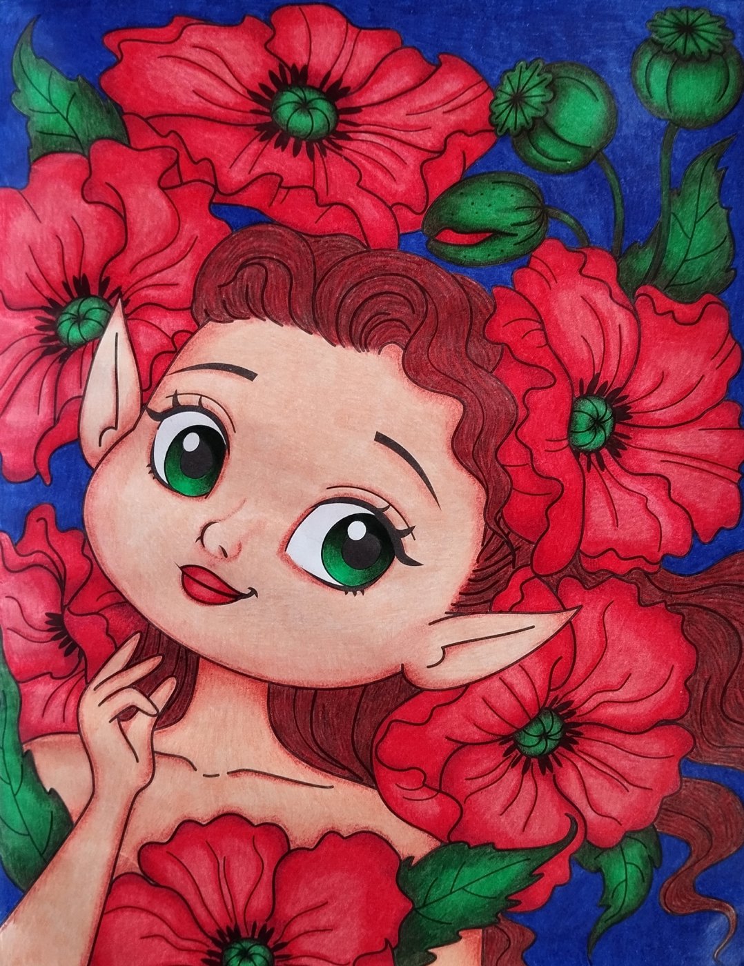 Работа от Daria_coloring_hobby
