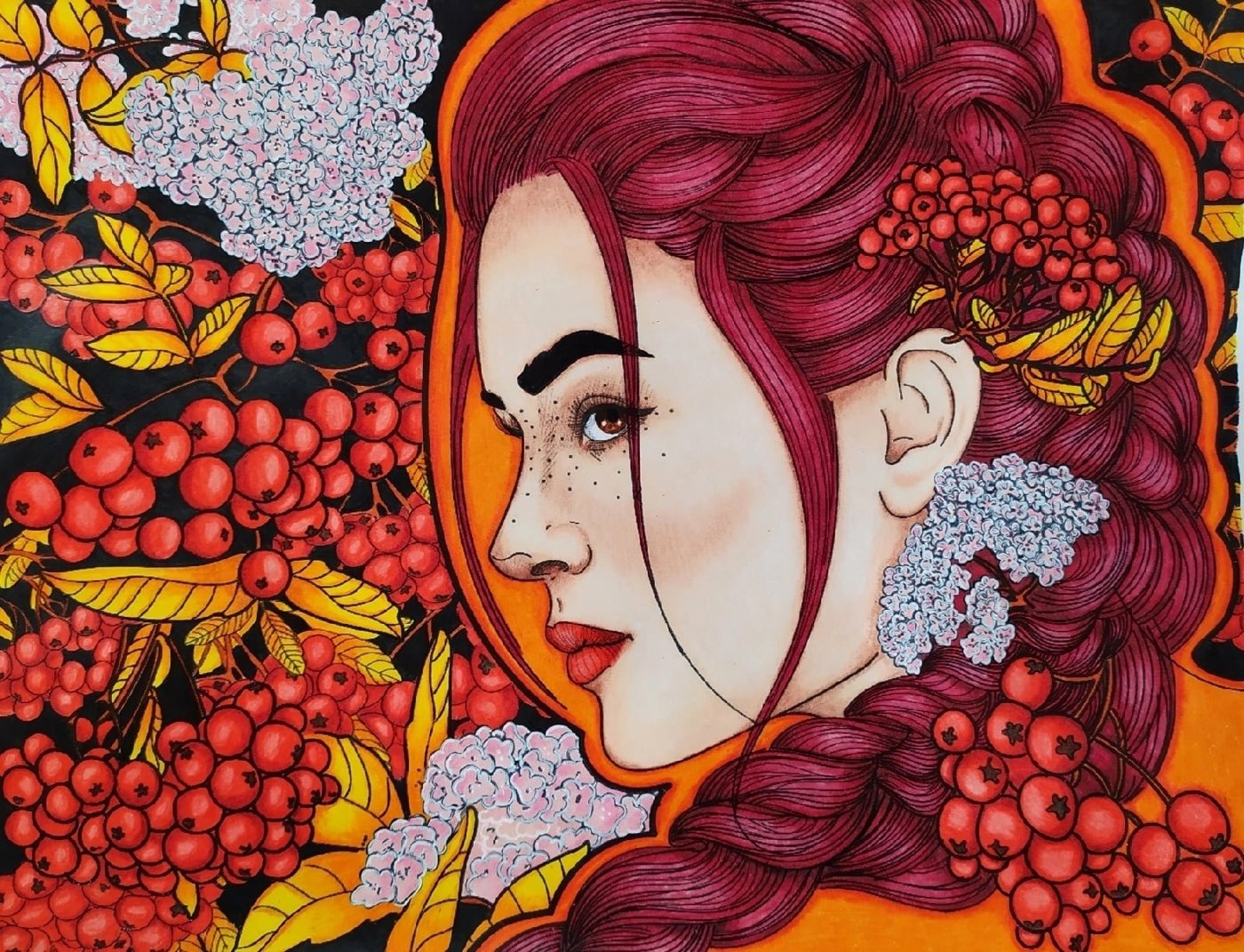 Работа от Daria_coloring_hobby