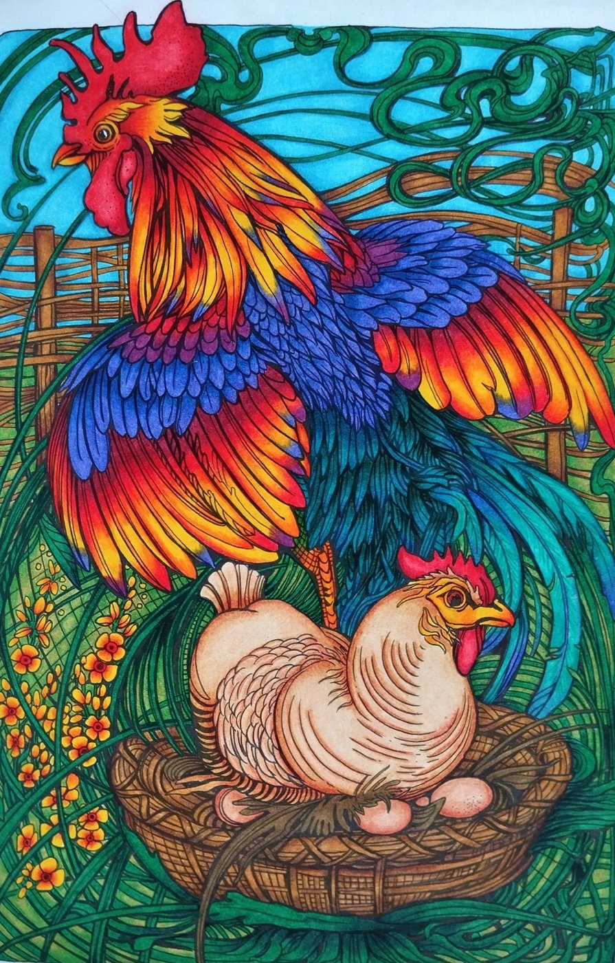 Работа от Daria_coloring_hobby
