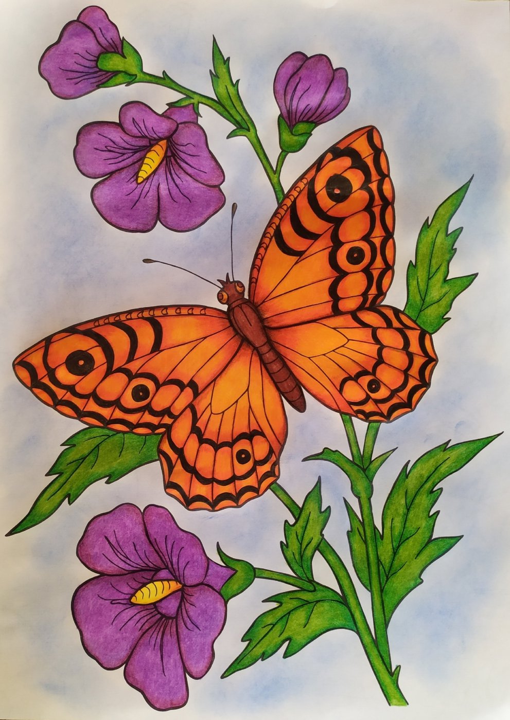 Работа от Daria_coloring_hobby