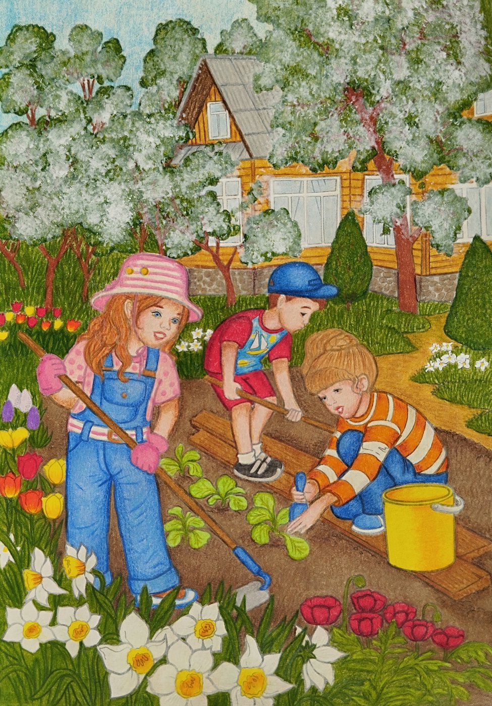 Работа от Daria_coloring_hobby