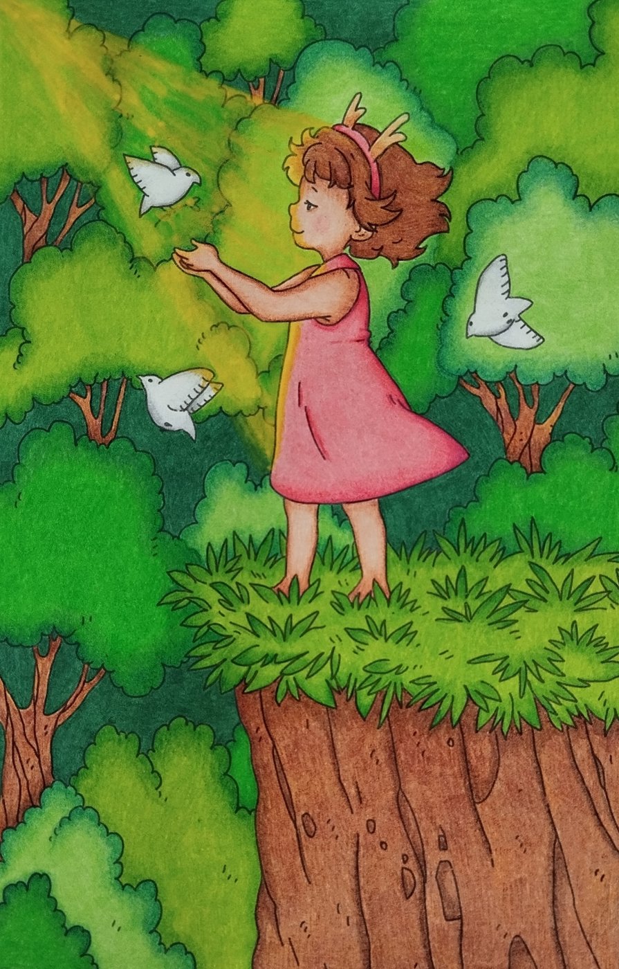 Работа от Daria_coloring_hobby