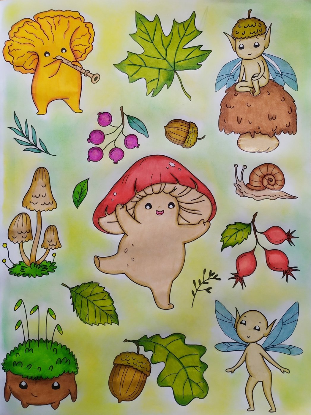 Работа от Daria_coloring_hobby