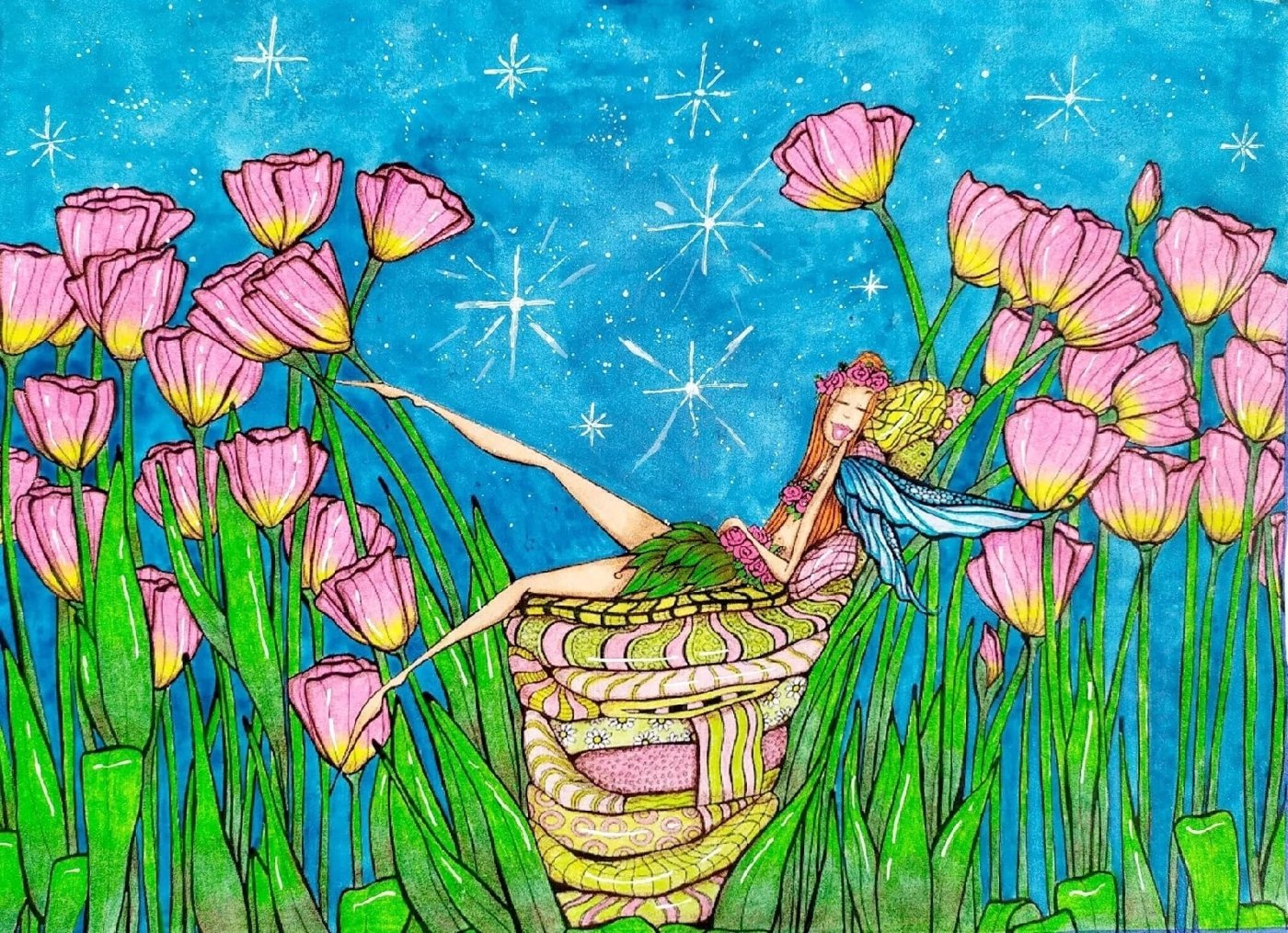 Работа от Daria_coloring_hobby