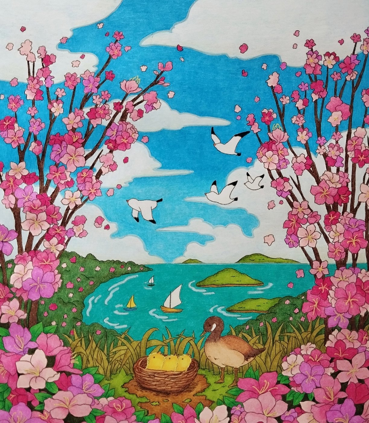Работа от Daria_coloring_hobby