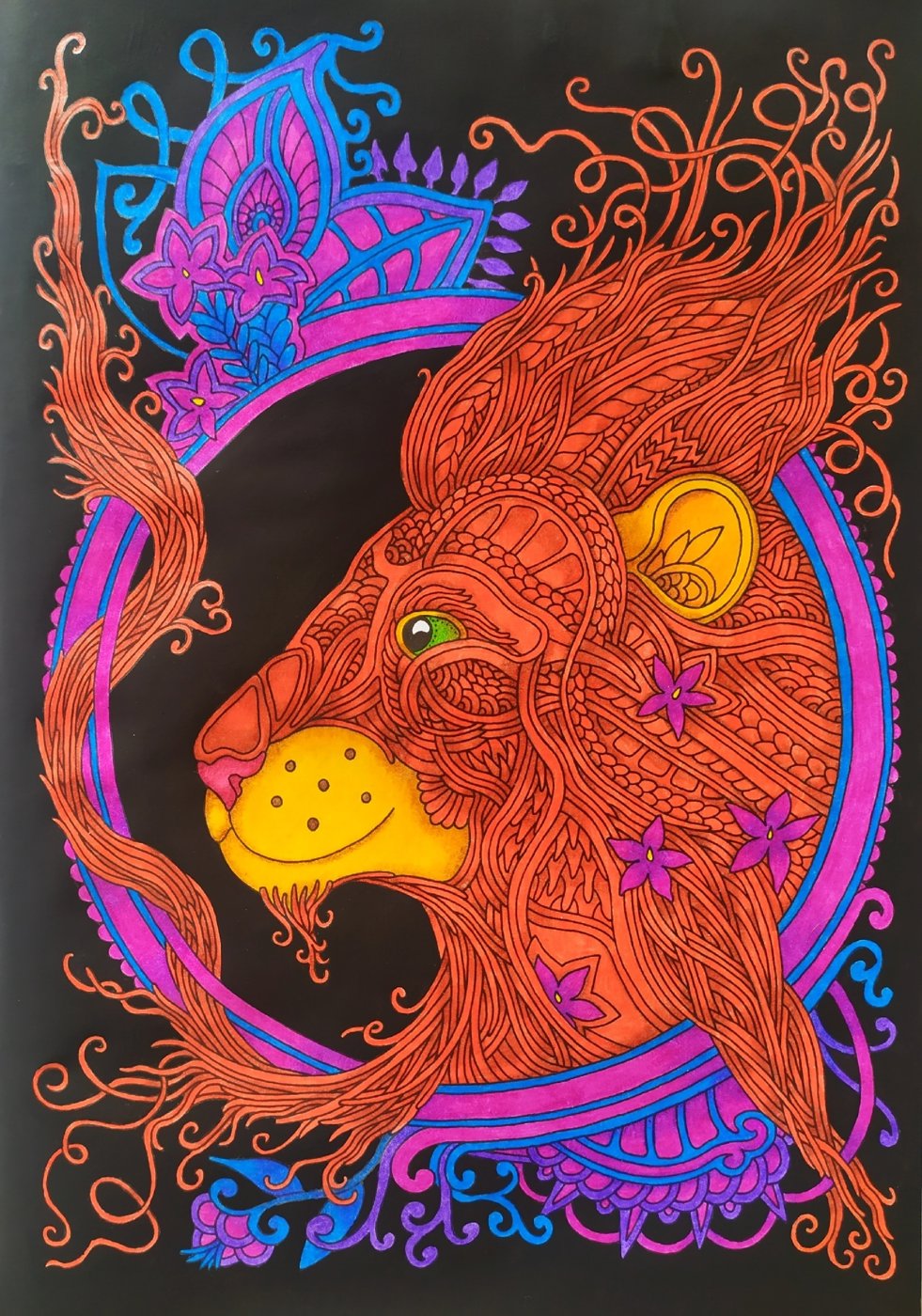 Работа от Daria_coloring_hobby