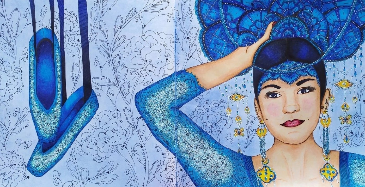 Работа от Daria_coloring_hobby