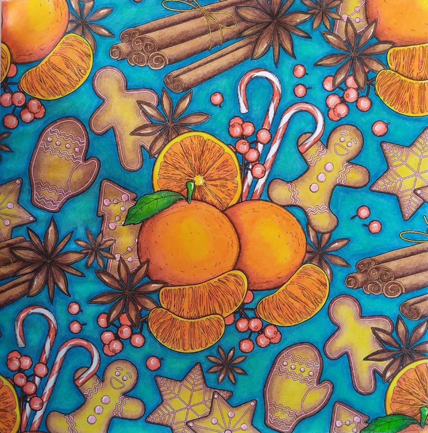 Работа от Daria_coloring_hobby