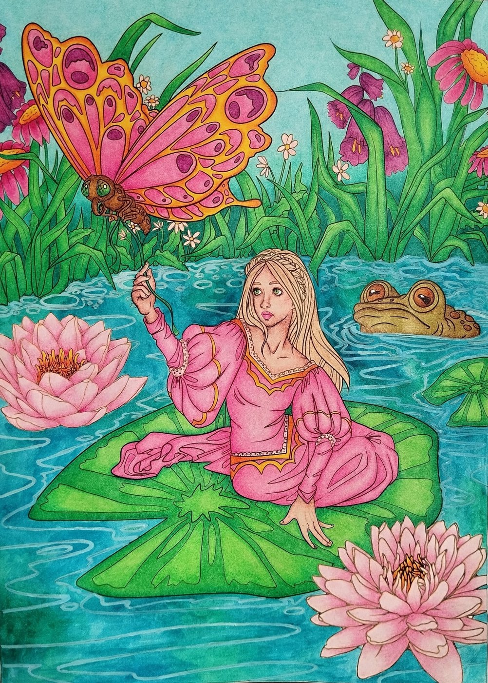 Работа от Daria_coloring_hobby