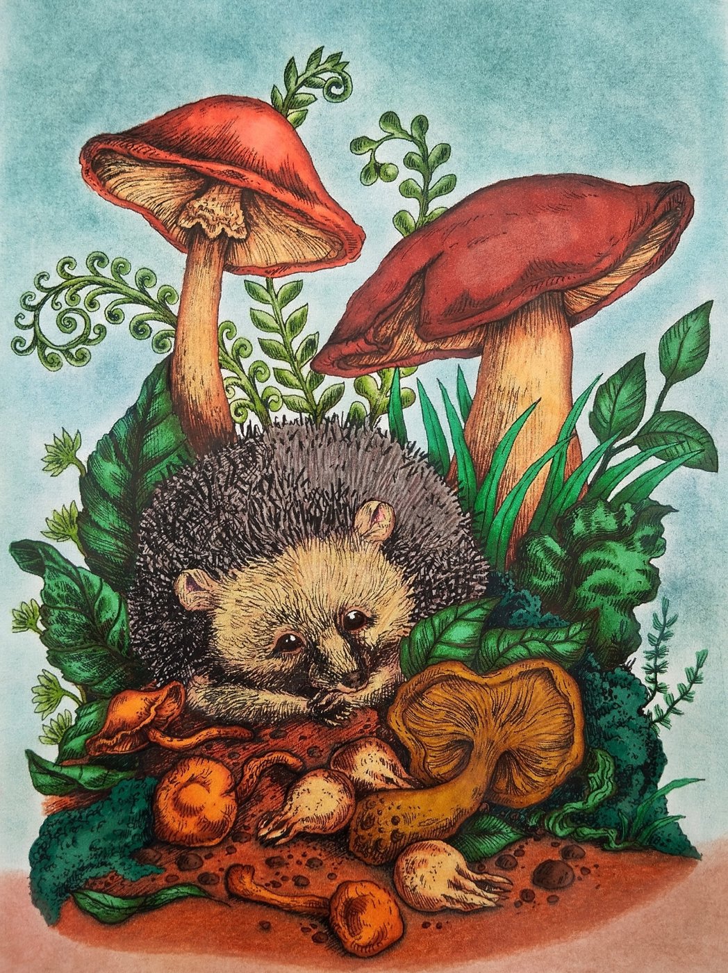 Работа от Daria_coloring_hobby