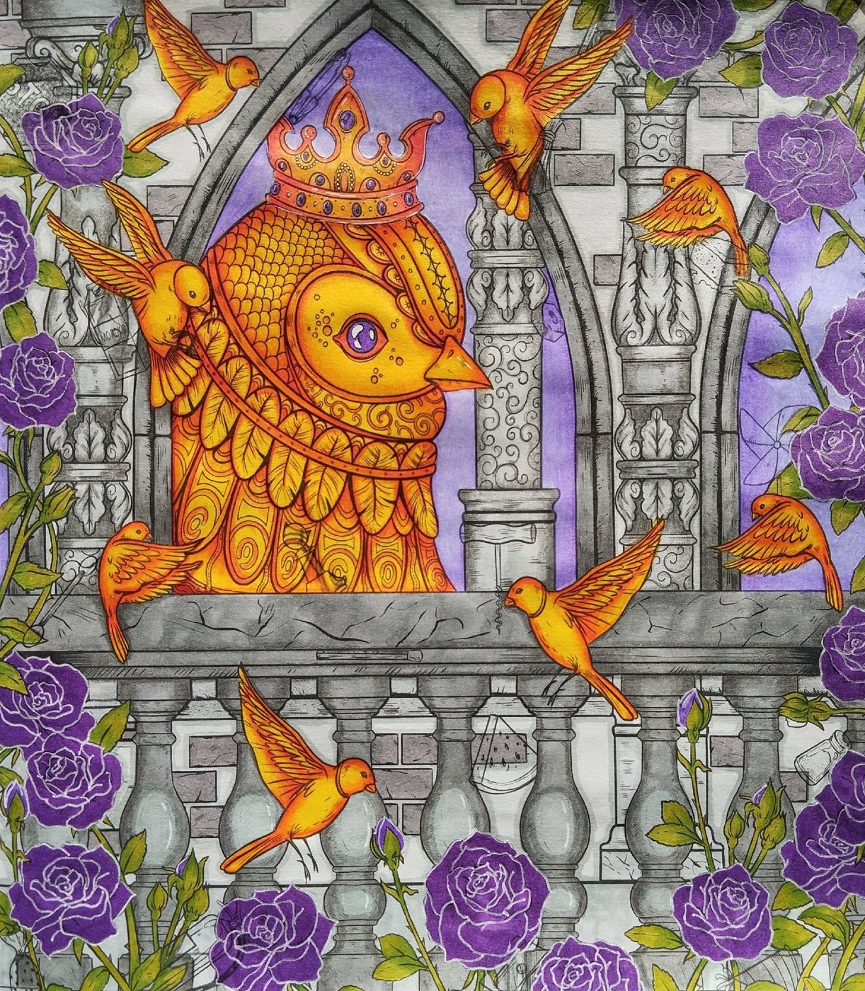 Работа от Daria_coloring_hobby