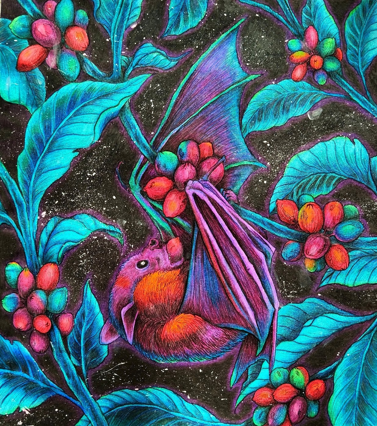 Работа от Daria_coloring_hobby