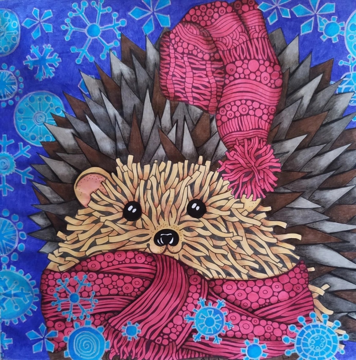 Работа от Daria_coloring_hobby