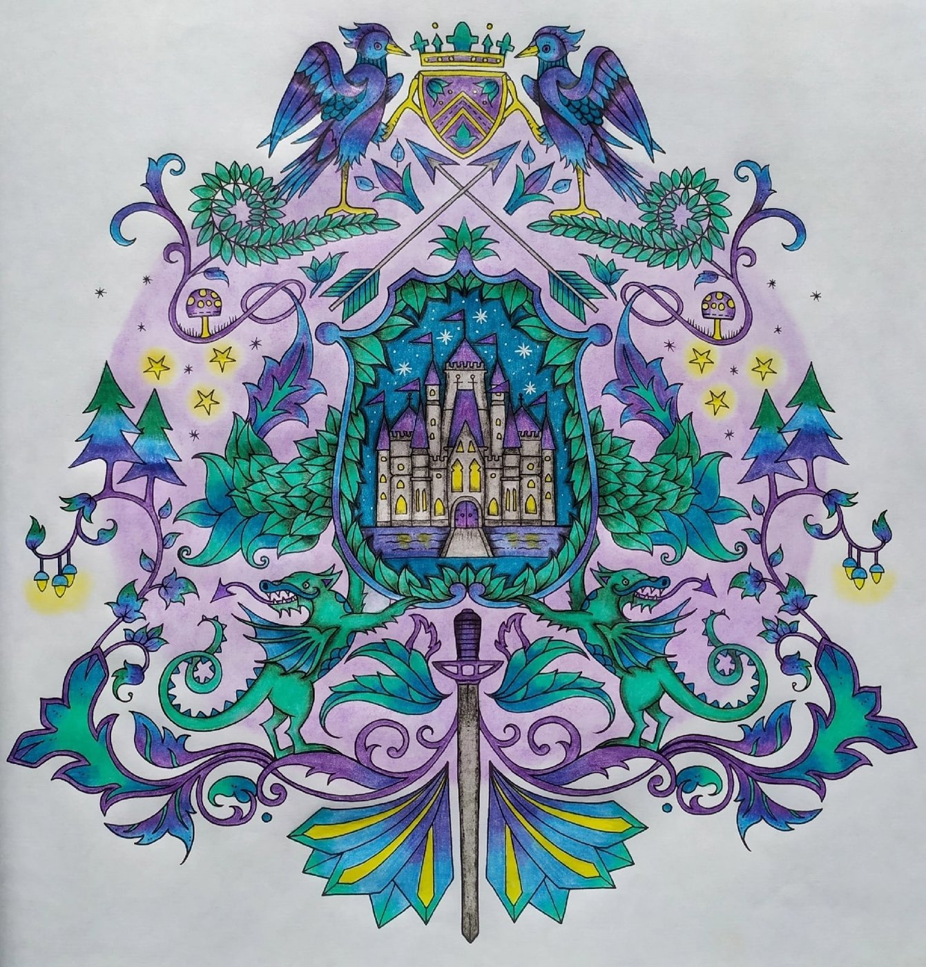 Работа от Daria_coloring_hobby