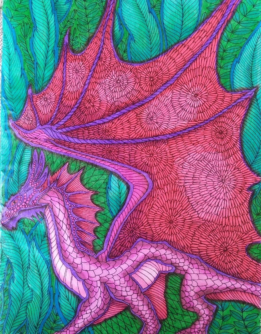 Работа от Daria_coloring_hobby