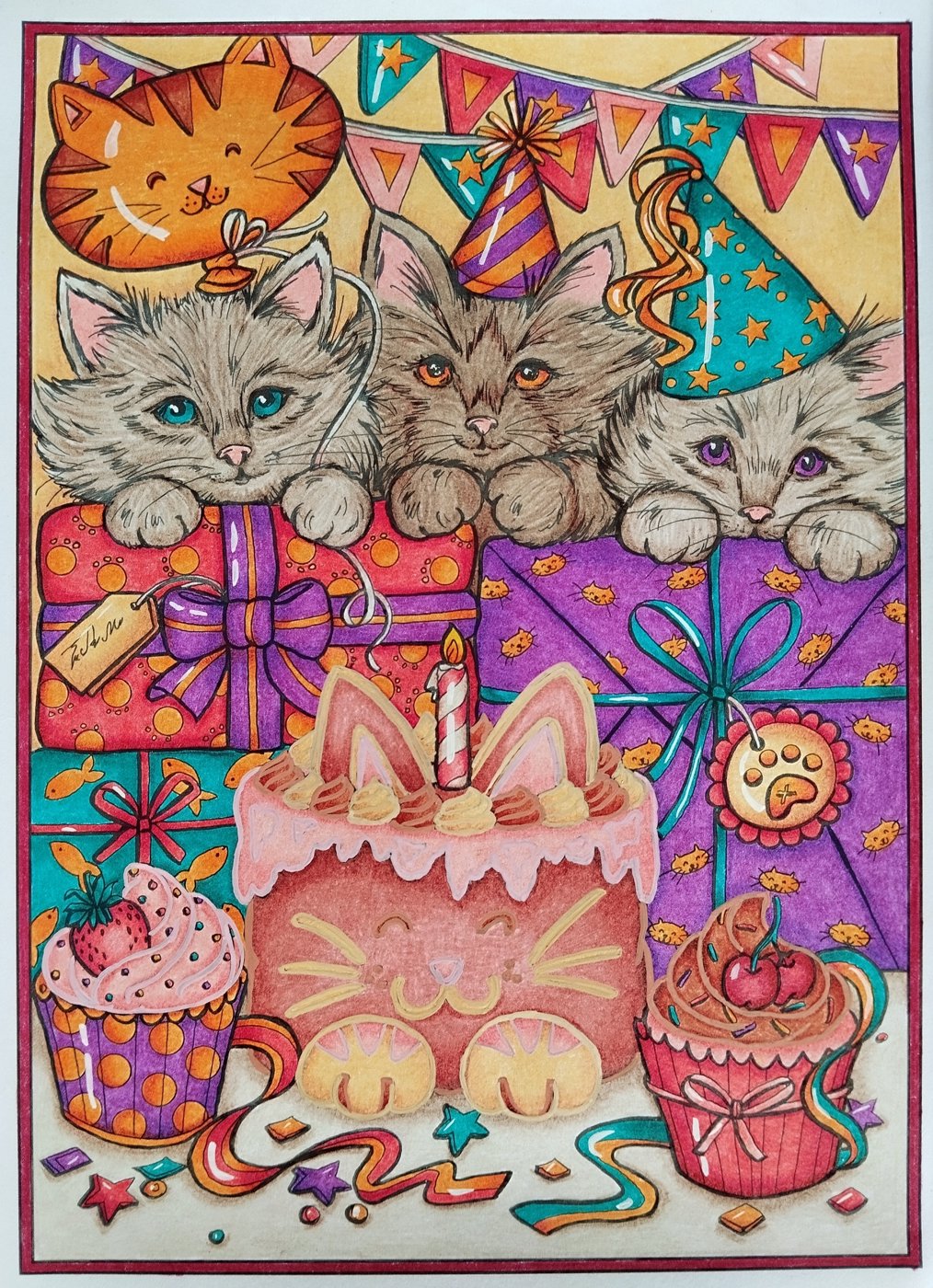 Работа от Daria_coloring_hobby