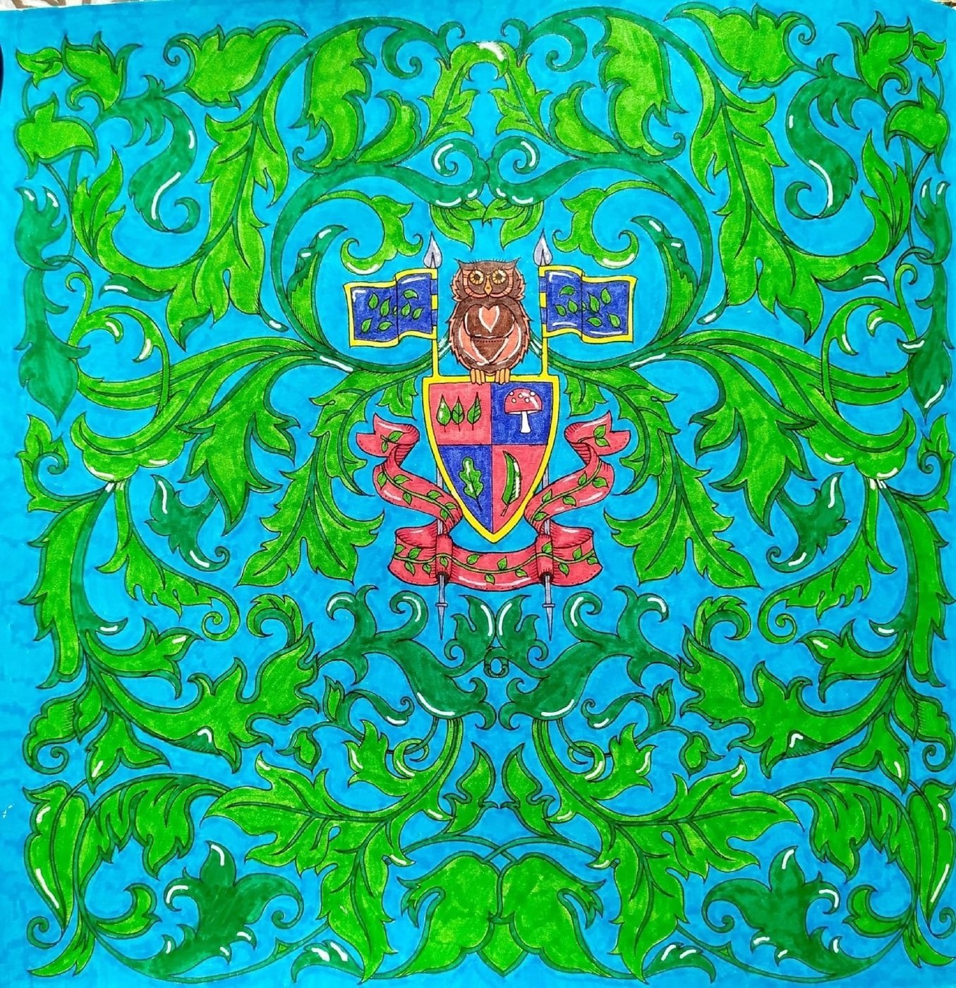 Работа от Daria_coloring_hobby