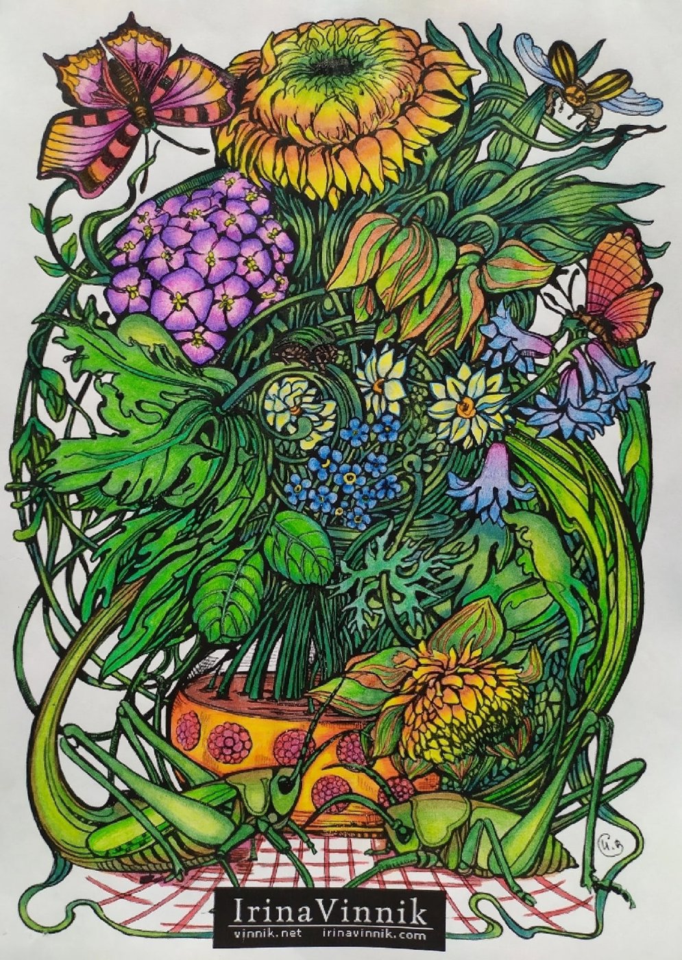 Работа от Daria_coloring_hobby