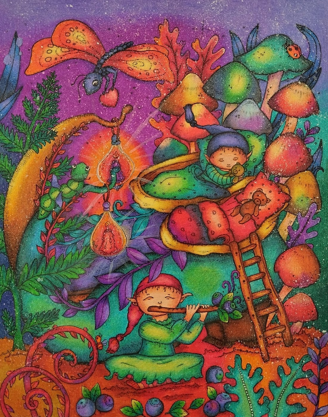Работа от Daria_coloring_hobby