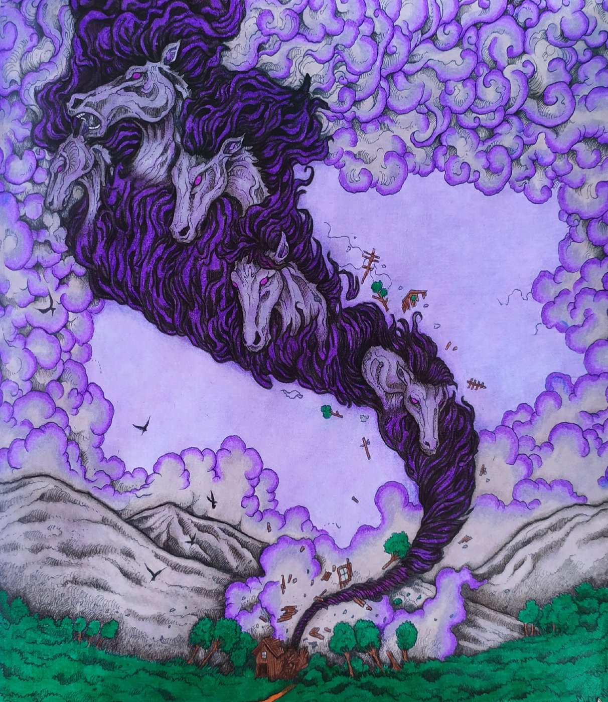 Работа от Daria_coloring_hobby