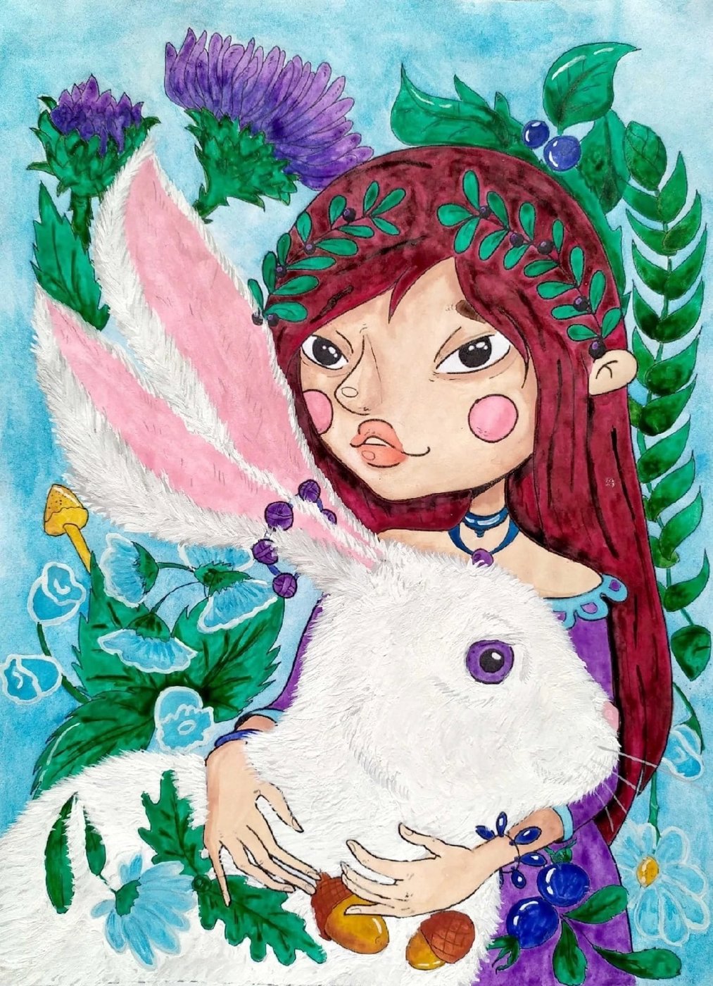 Работа от Daria_coloring_hobby
