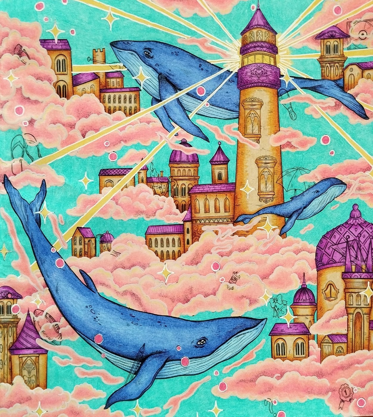 Работа от Daria_coloring_hobby