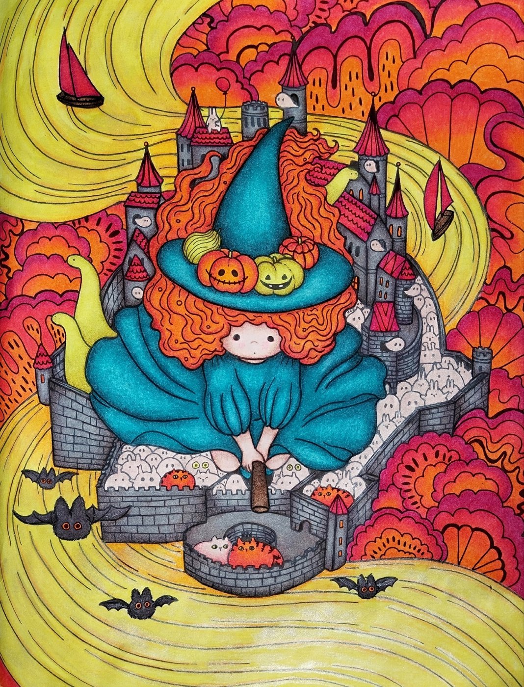 Работа от Daria_coloring_hobby