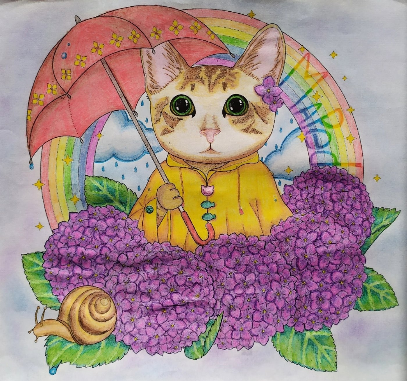 Работа от Daria_coloring_hobby