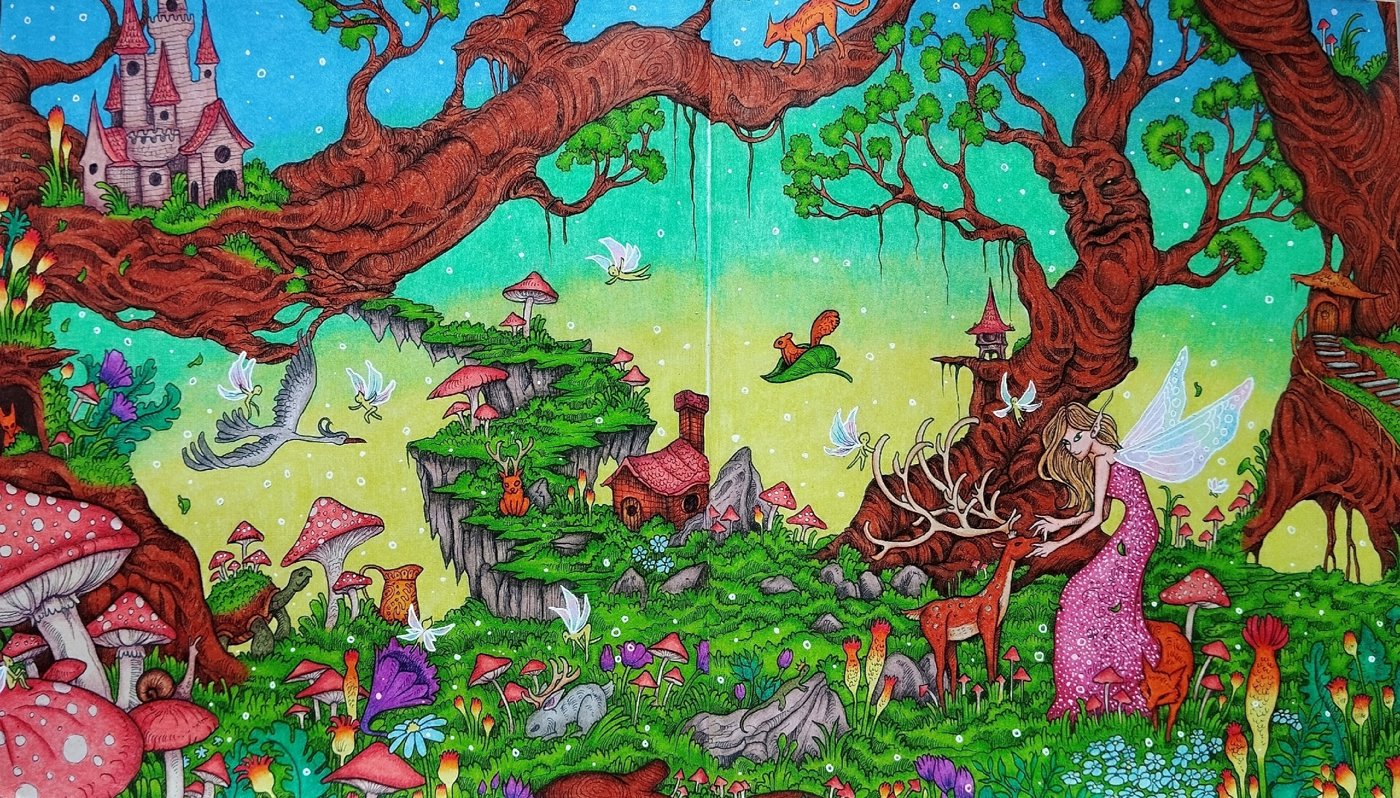 Работа от Daria_coloring_hobby