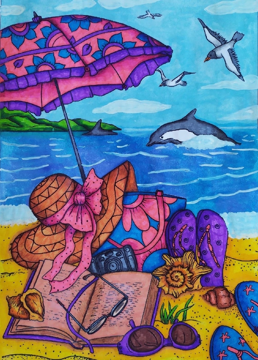 Работа от Daria_coloring_hobby