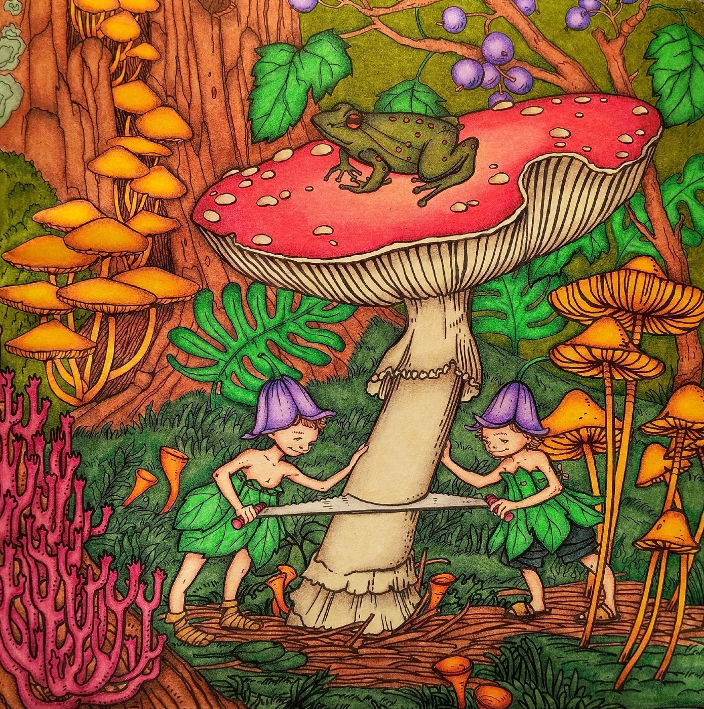 Работа от Daria_coloring_hobby