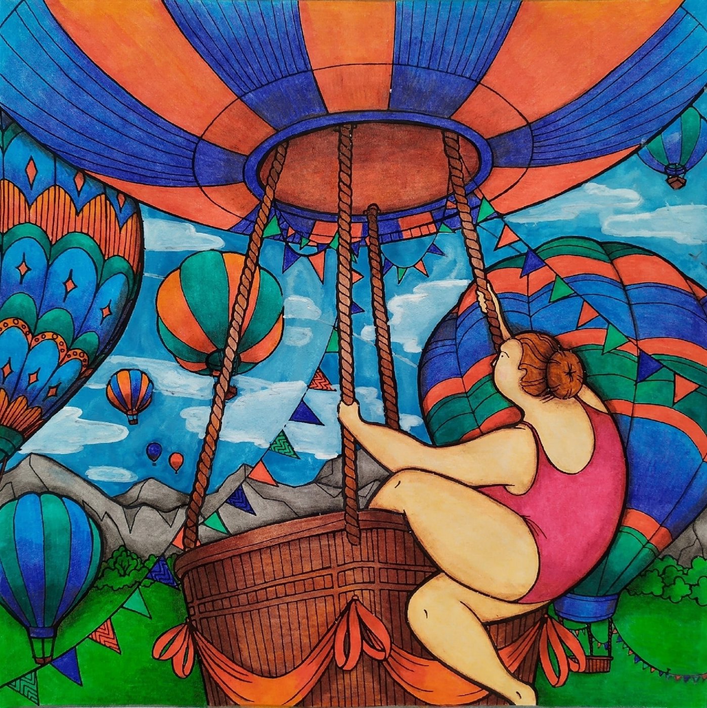 Работа от Daria_coloring_hobby
