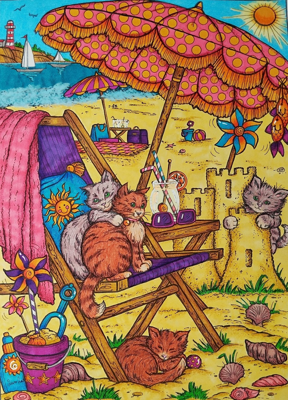 Работа от Daria_coloring_hobby
