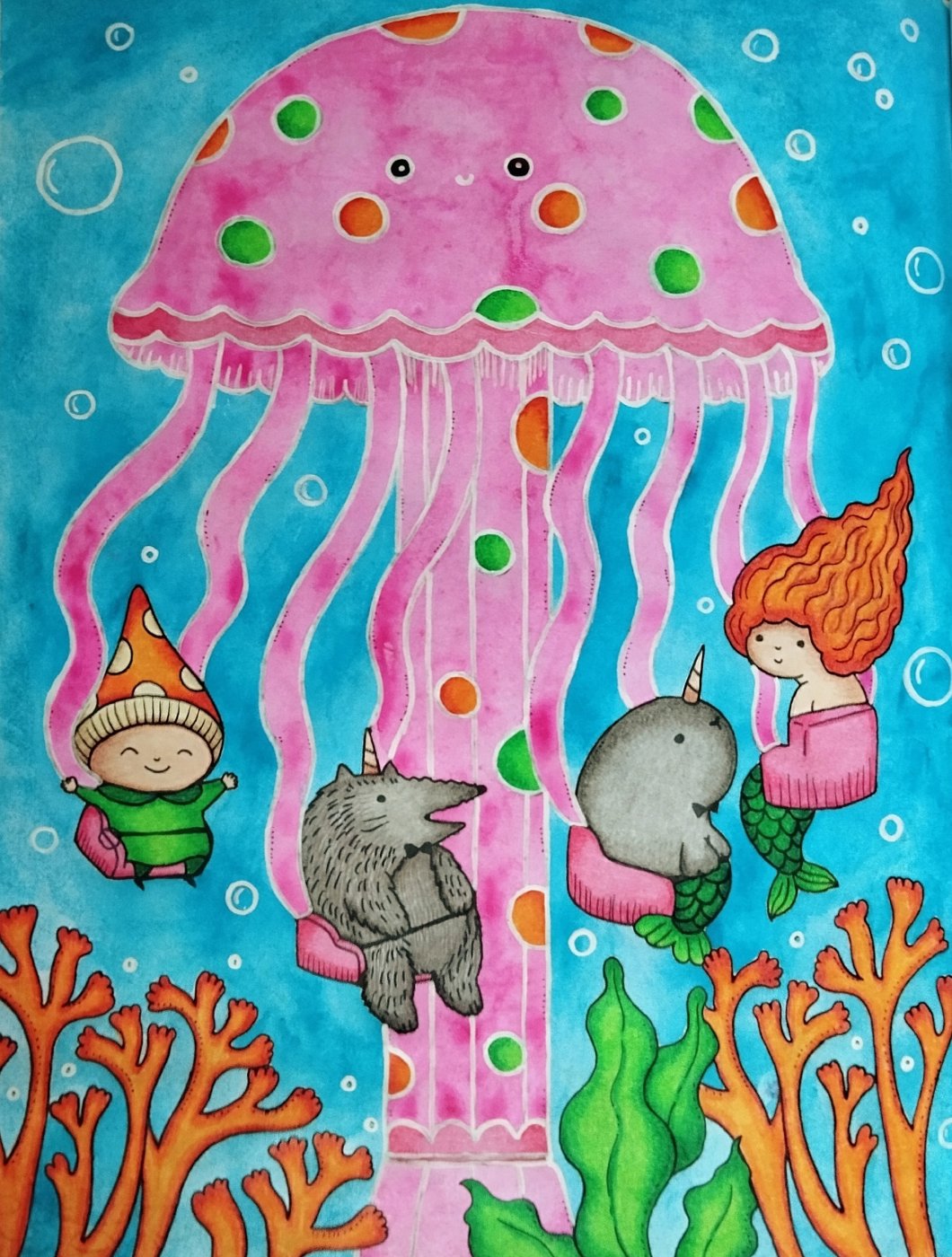 Работа от Daria_coloring_hobby