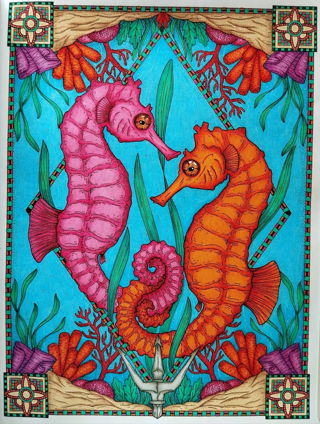 Работа от Daria_coloring_hobby