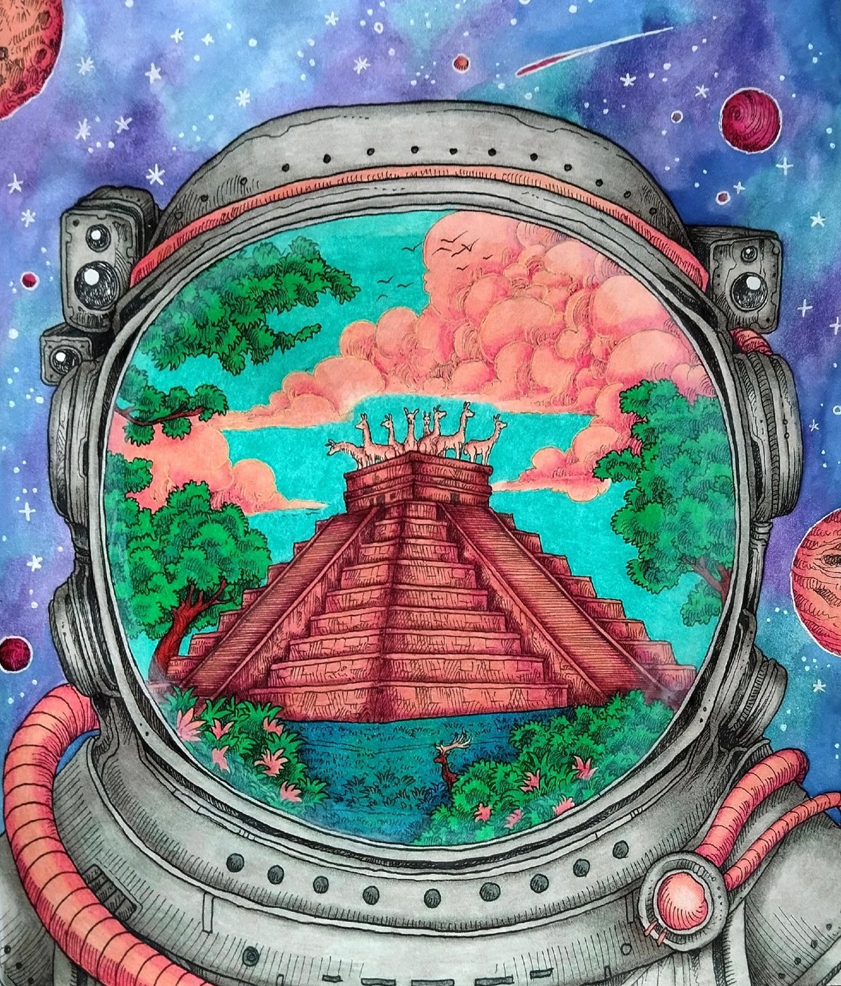 Работа от Daria_coloring_hobby