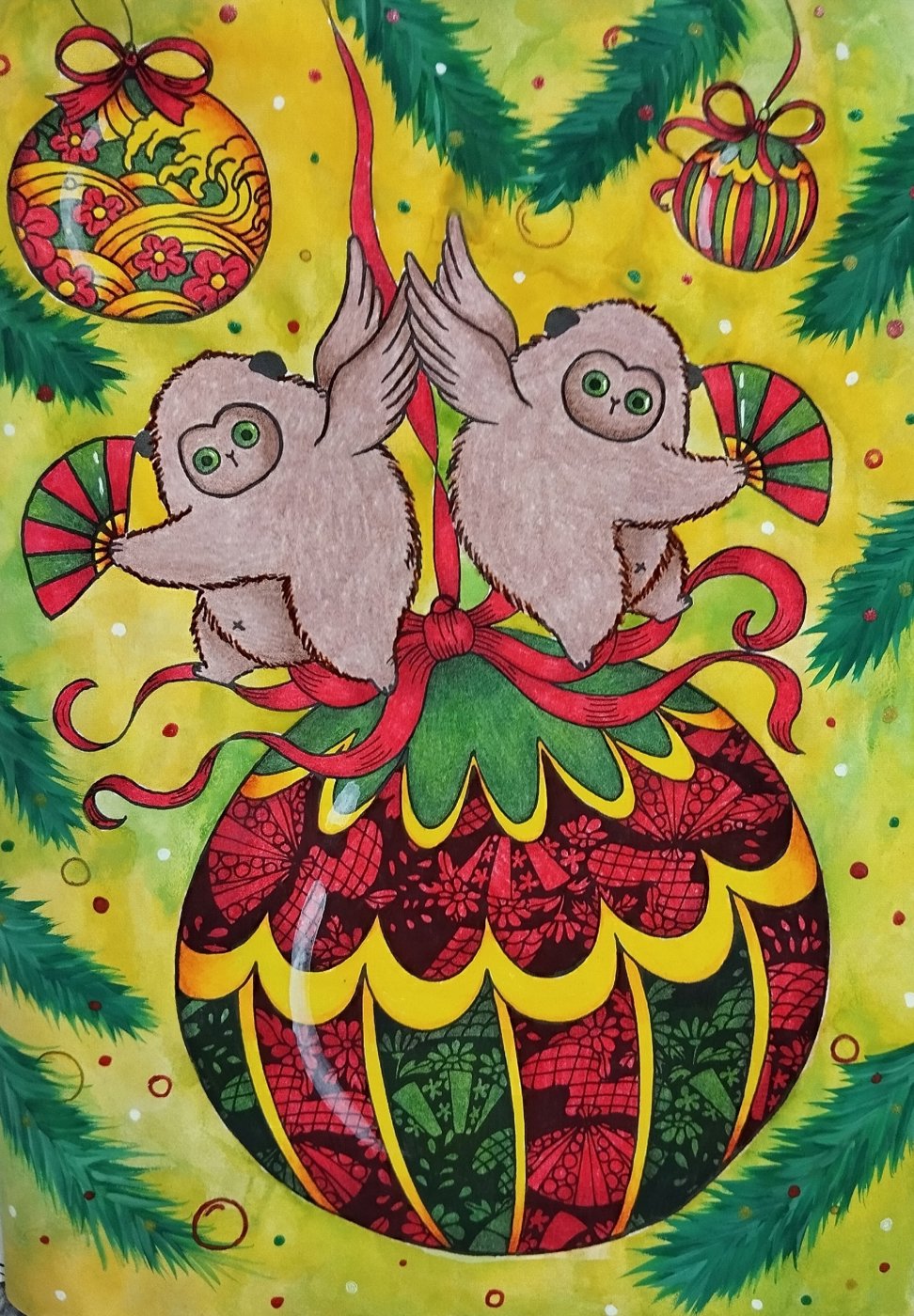 Работа от Daria_coloring_hobby