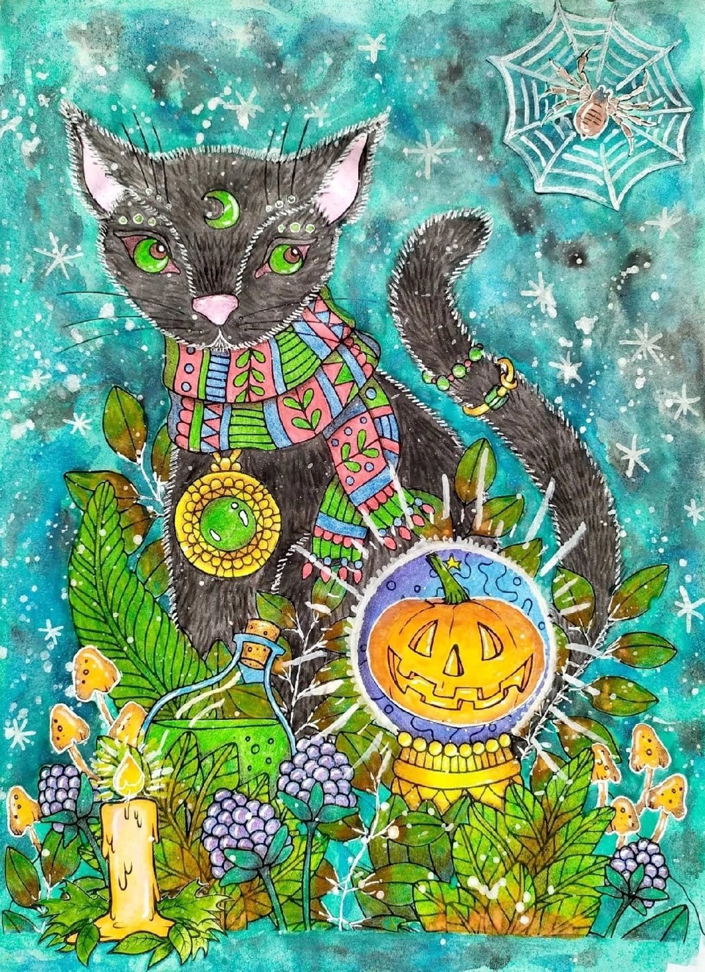 Работа от Daria_coloring_hobby