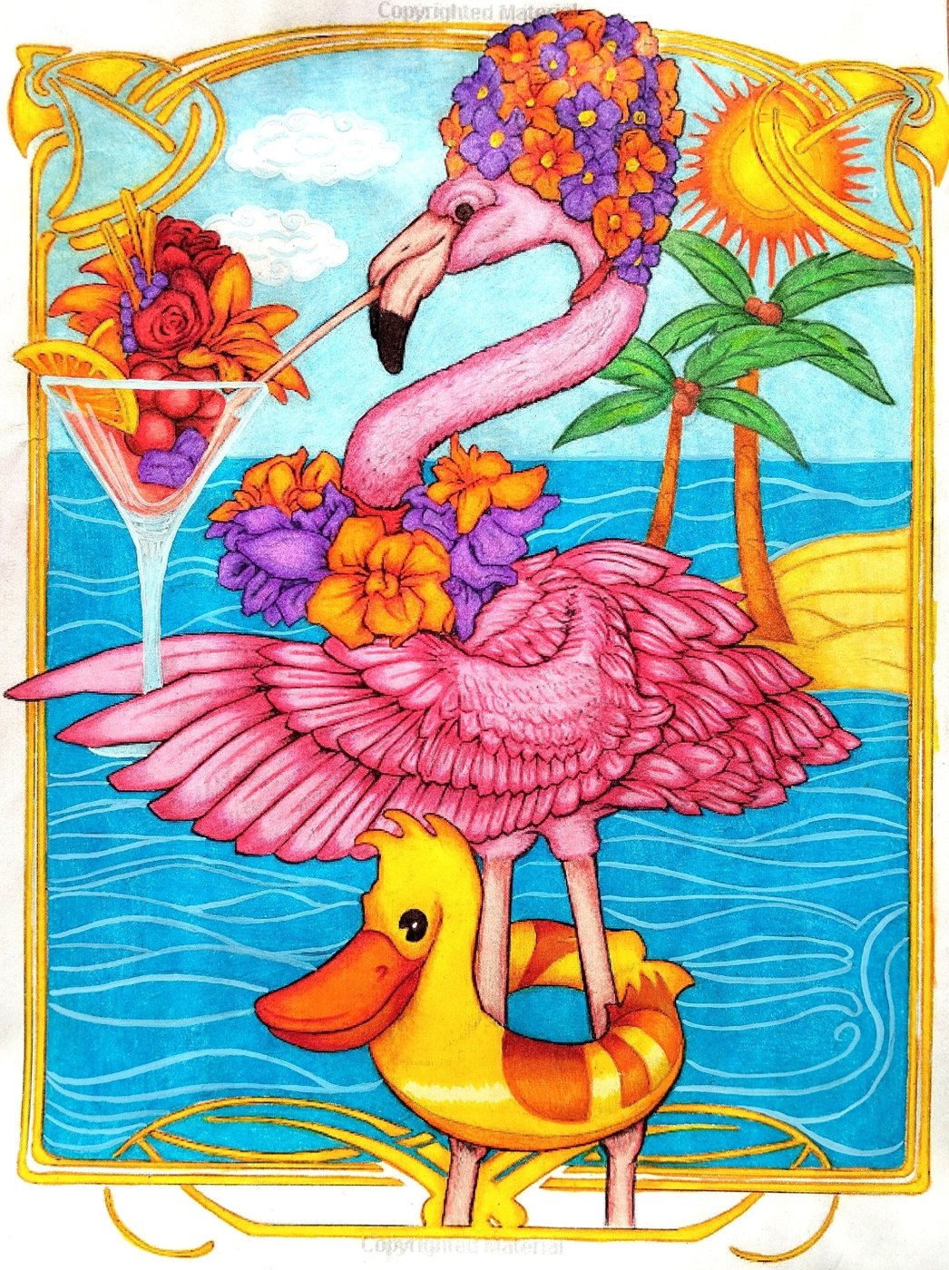 Работа от Daria_coloring_hobby