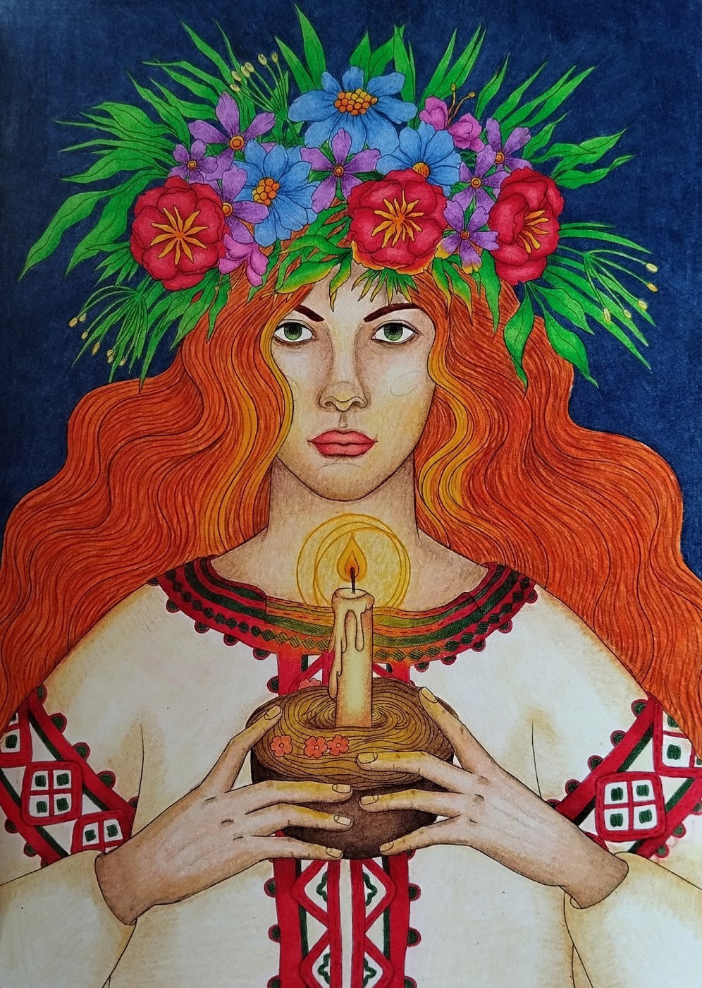 Работа от Daria_coloring_hobby