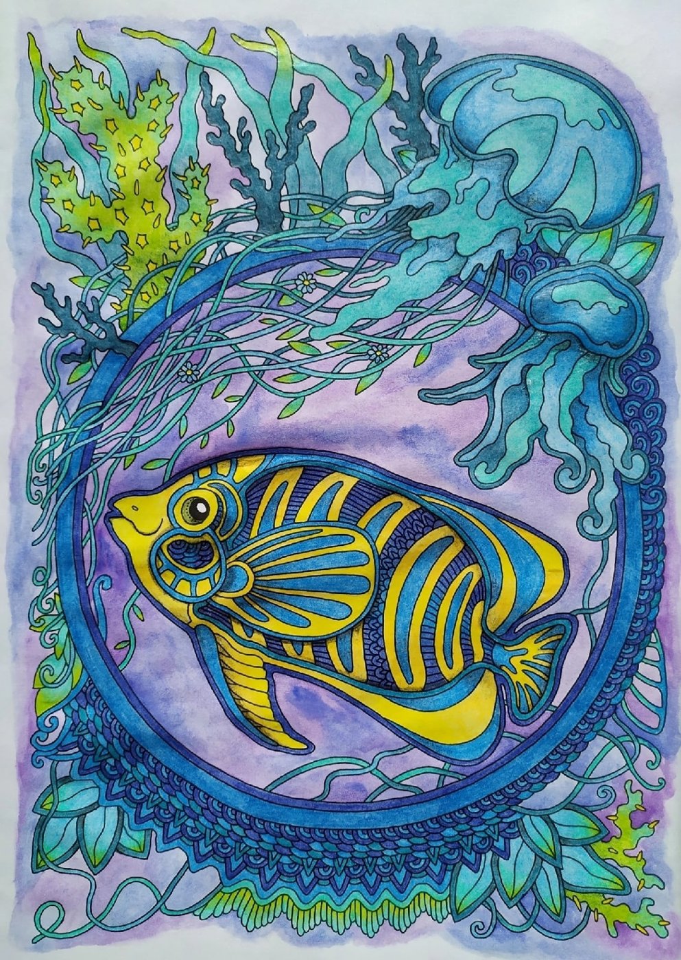 Работа от Daria_coloring_hobby