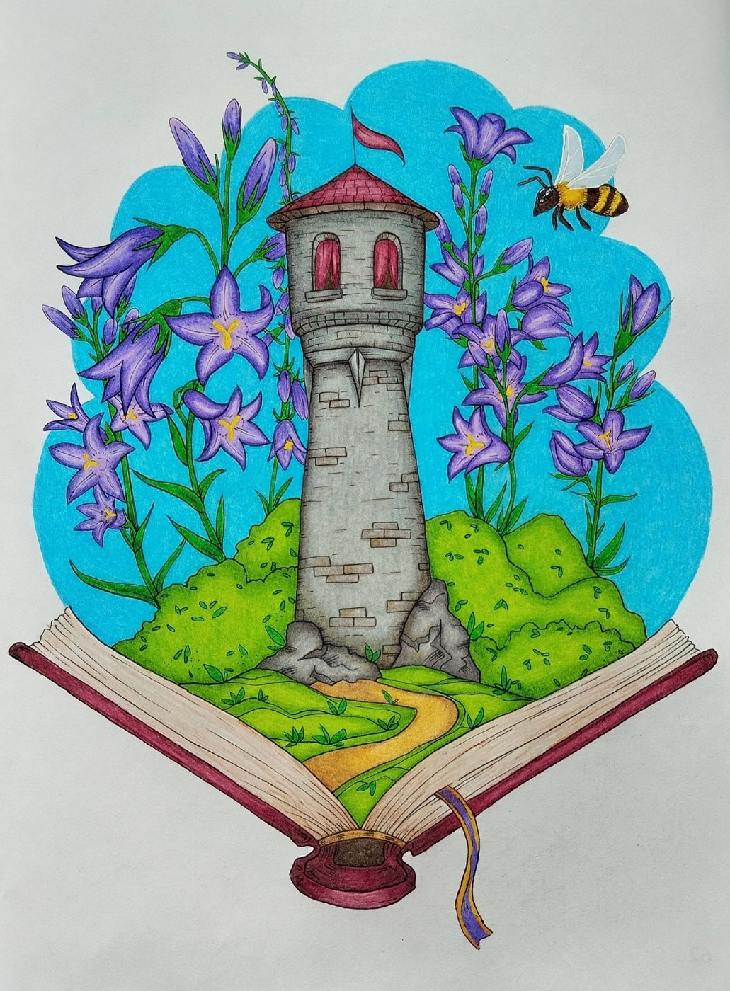 Работа от Daria_coloring_hobby
