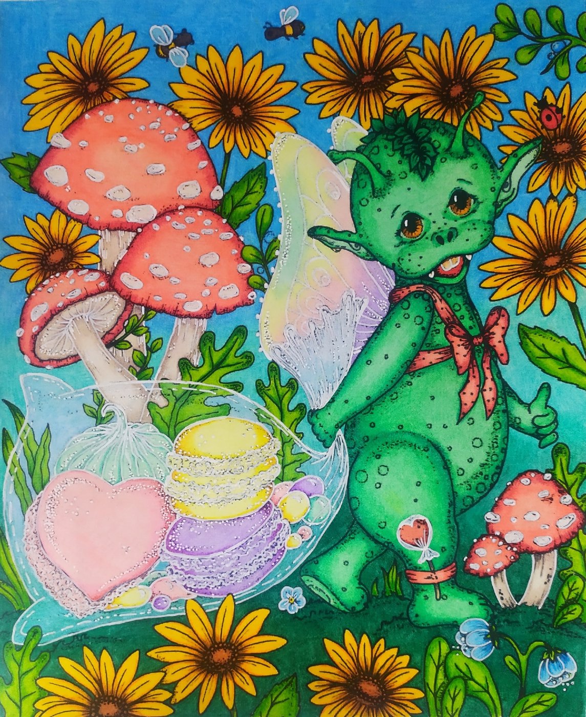 Работа от Daria_coloring_hobby