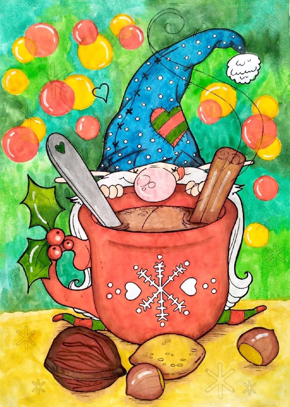 Работа от Daria_coloring_hobby