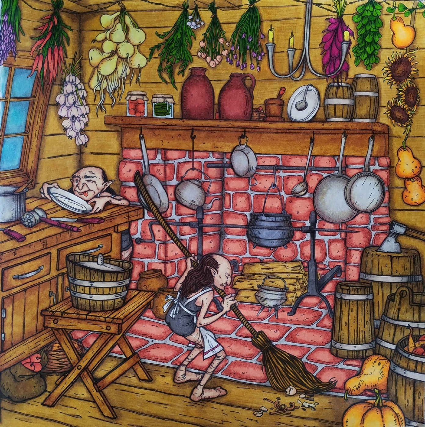 Работа от Daria_coloring_hobby