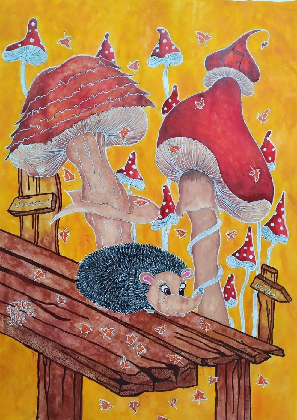 Работа от Daria_coloring_hobby