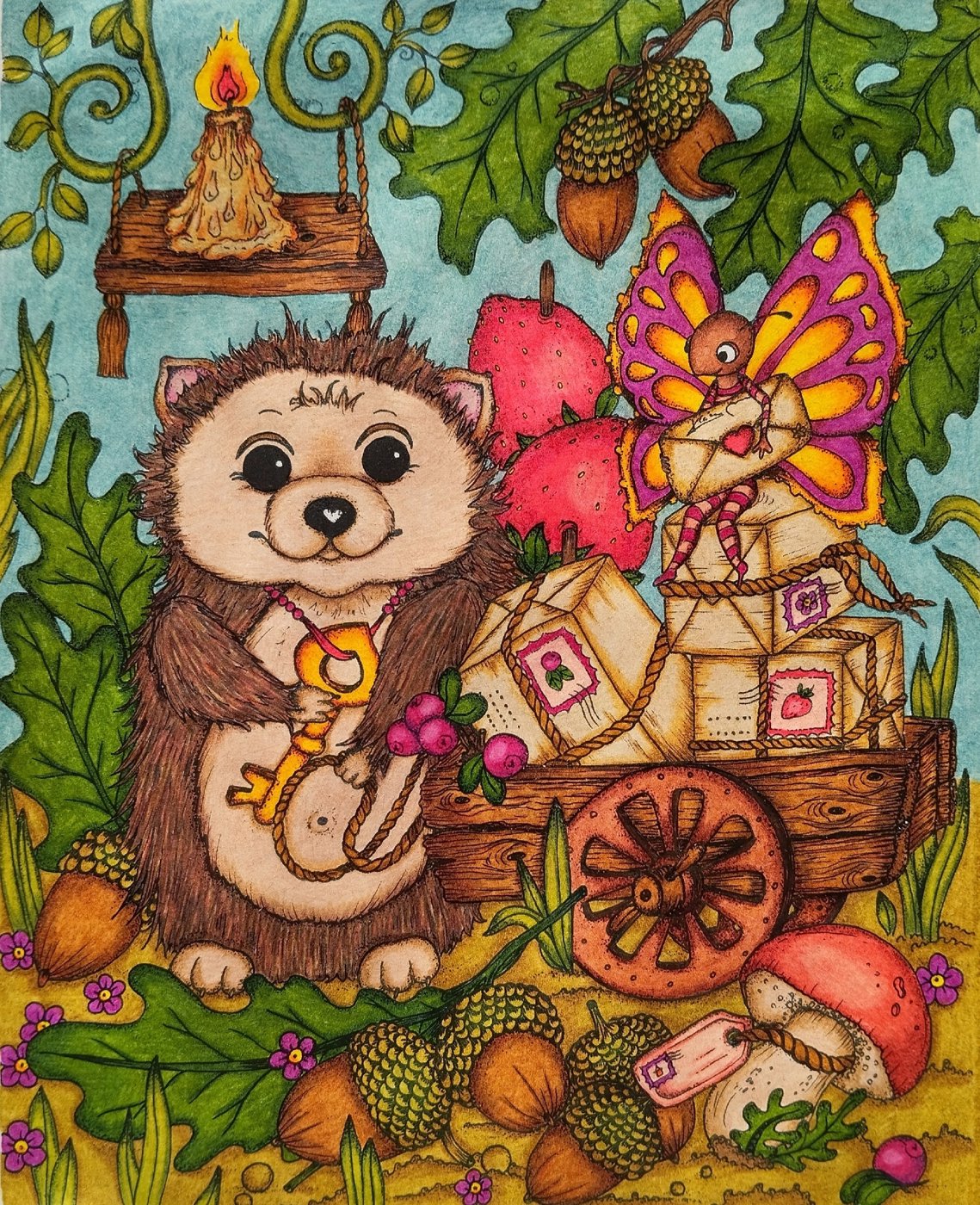 Работа от Daria_coloring_hobby